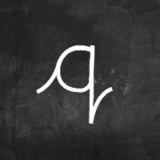 Cursive: q